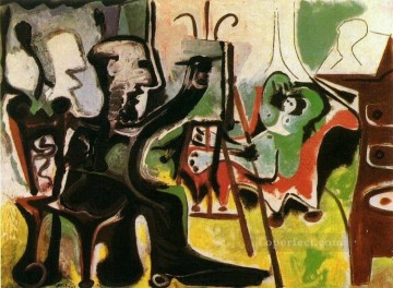 El artista y su modelo L artista et son modele II 1963 cubista Pablo Picasso Pinturas al óleo